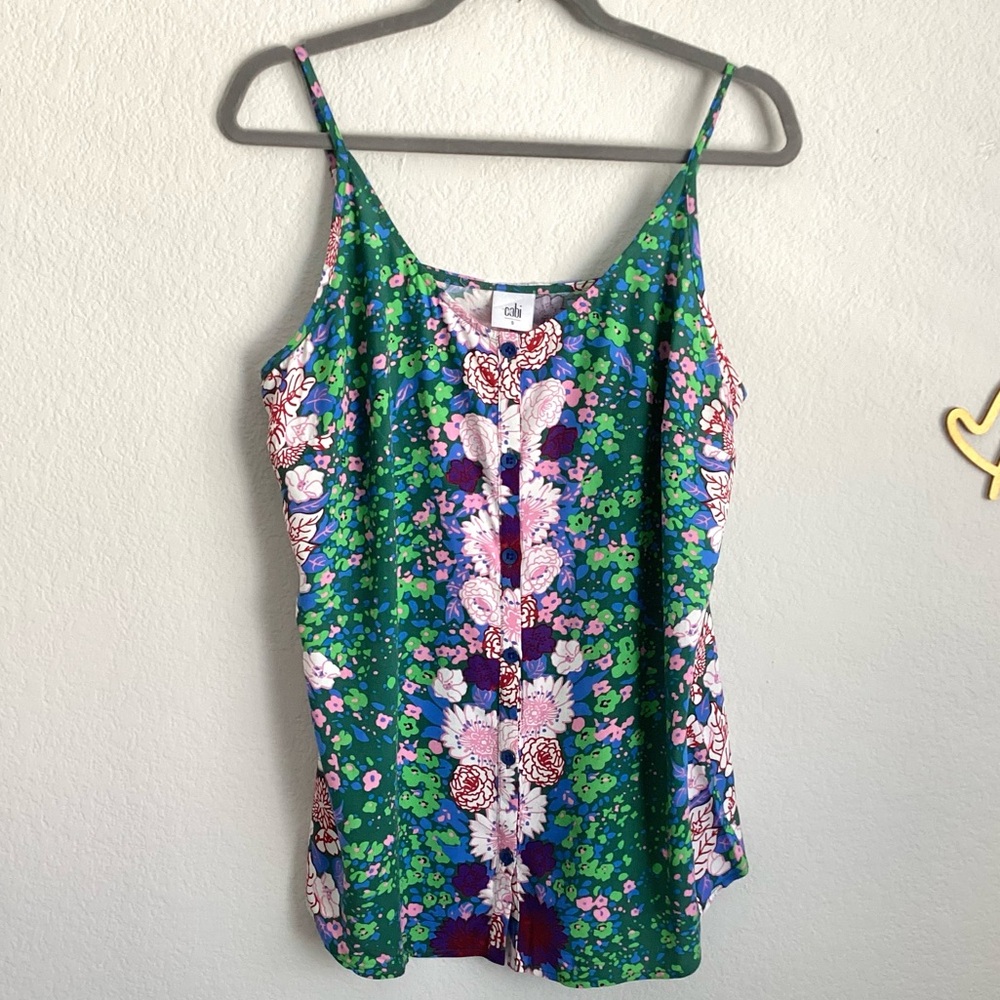 \Cabi\ Lightweight Floral Cami